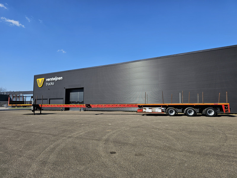 Broshuis 3AOU 48 / 2 x EXTENDABLE / 28.8 mtr / 3 X STEERING AXLE - Semirremolque plataforma/ Caja abierta: foto 4 Broshuis 3AOU 48 / 2 x EXTENDABLE / 28.8 mtr / 3 X STEERING AXLE - Semirremolque plataforma/ Caja abierta: foto 4