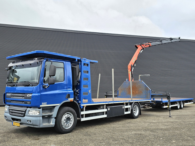 DAF CF 75.310 / PALFINGER CRANE + TRAILER - Camión grúa: foto 1 DAF CF 75.310 / PALFINGER CRANE + TRAILER - Camión grúa: foto 1