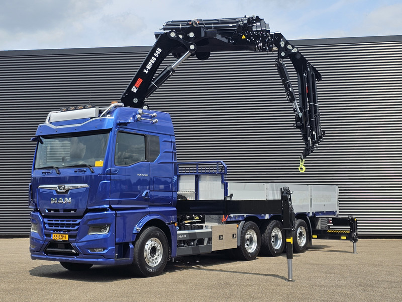 MAN TGX 35.580 / 8x4-4 / HIAB 50TM CRANE+ JIB - Camión caja abierta, Camión grúa: foto 4 MAN TGX 35.580 / 8x4-4 / HIAB 50TM CRANE+ JIB - Camión caja abierta, Camión grúa: foto 4