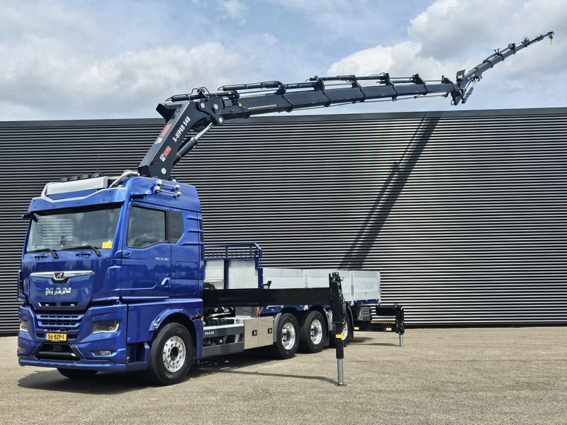 MAN TGX 35.580 / 8x4-4 / HIAB 50TM CRANE+ JIB - Camión caja abierta, Camión grúa: foto 1 MAN TGX 35.580 / 8x4-4 / HIAB 50TM CRANE+ JIB - Camión caja abierta, Camión grúa: foto 1