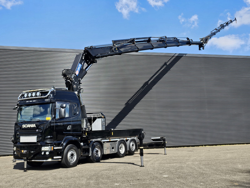 Scania R490 / 8x2 / HMF 85 TM CRANE / WINCH / JIB - Camión grúa: foto 1 Scania R490 / 8x2 / HMF 85 TM CRANE / WINCH / JIB - Camión grúa: foto 1