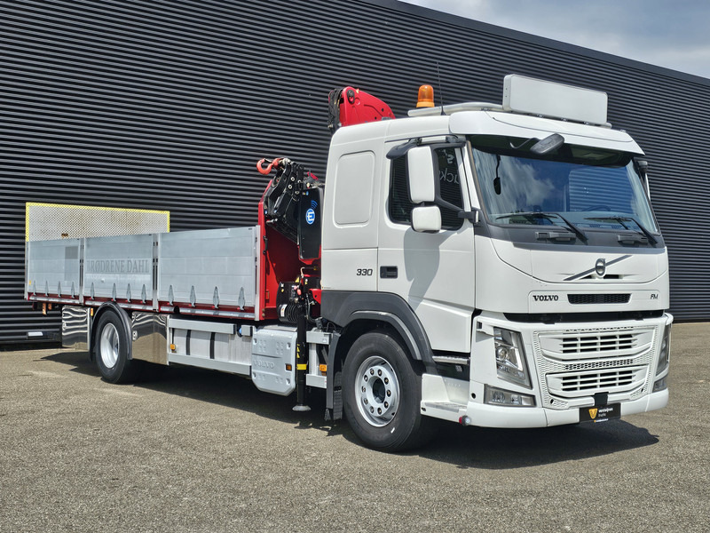 Camión caja abierta, Camión grúa Volvo FM 330 4x2 / EFFER 12.5 t/m CRANE / KRAN: foto 9