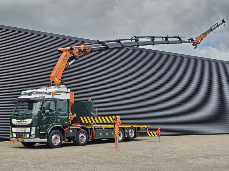 Volvo FM 460 8X2 / PALFINGER PK60002 /JIB / WINCH - Camión caja abierta, Camión grúa: foto 1 Volvo FM 460 8X2 / PALFINGER PK60002 /JIB / WINCH - Camión caja abierta, Camión grúa: foto 1