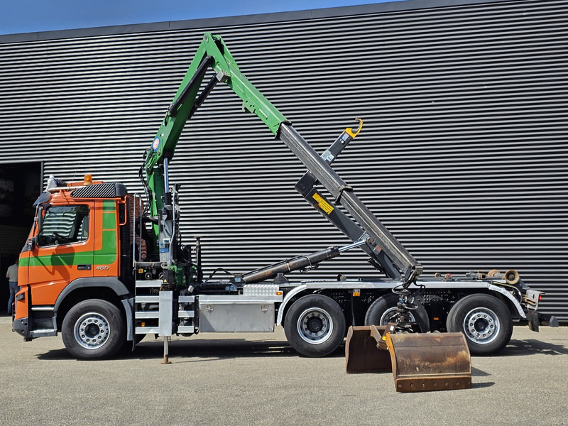 Volvo FMX 460 / 8x4-4 / HMF CRANE + HOOKLIFT / CONTAINER - Camión multibasculante, Camión grúa: foto 4 Volvo FMX 460 / 8x4-4 / HMF CRANE + HOOKLIFT / CONTAINER - Camión multibasculante, Camión grúa: foto 4