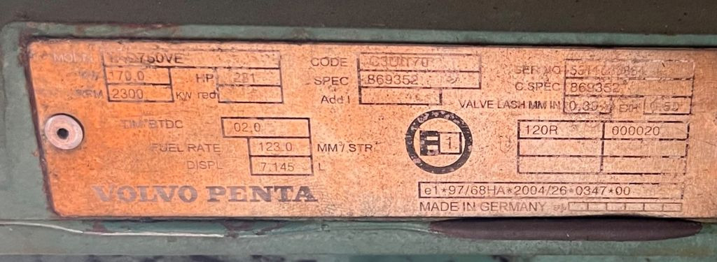 VOLVO PENTA & DANA SPICER Top Zustand - Motor para Camión: foto 2 VOLVO PENTA & DANA SPICER Top Zustand - Motor para Camión: foto 2
