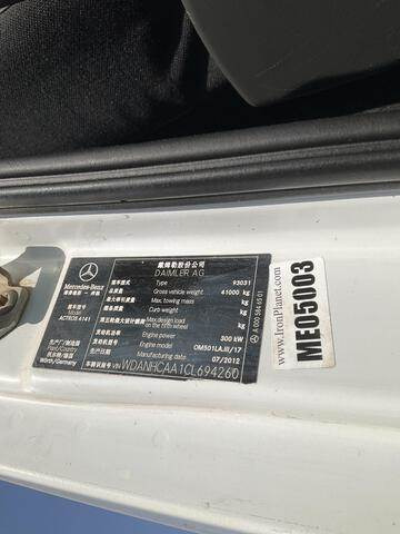 Mercedes-Benz Actros 4141 - Bomba de hormigón: foto 5 Mercedes-Benz Actros 4141 - Bomba de hormigón: foto 5