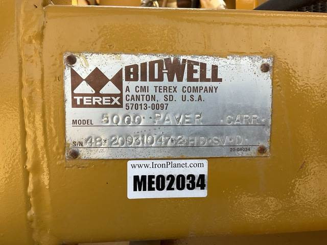 Terex/Bid-Well 5000 - Pavimentadora de concreto: foto 5 Terex/Bid-Well 5000 - Pavimentadora de concreto: foto 5
