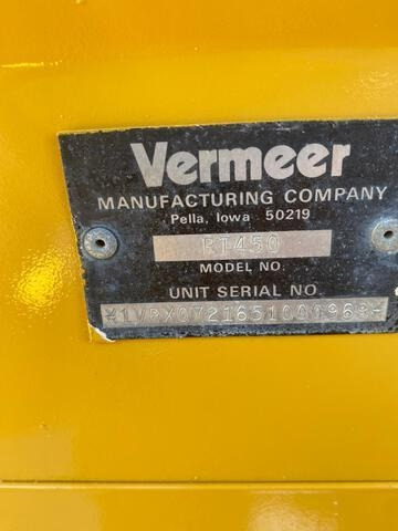 Vermeer RT450 - Zanjadora: foto 5 Vermeer RT450 - Zanjadora: foto 5