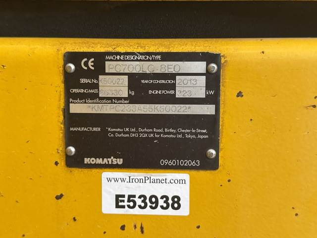 Komatsu PC700LC-8EO - Excavadora de cadenas: foto 5 Komatsu PC700LC-8EO - Excavadora de cadenas: foto 5