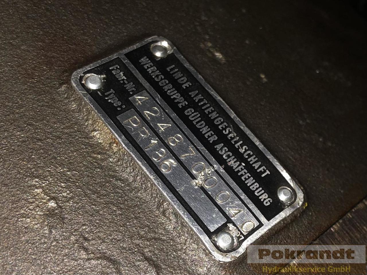 Linde PR 186 - Bomba hidráulica: foto 2 Linde PR 186 - Bomba hidráulica: foto 2