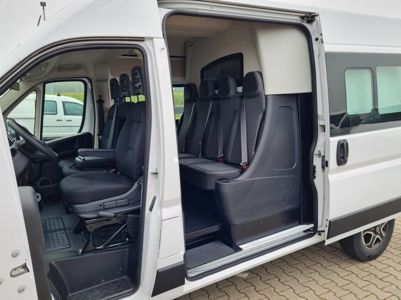 Furgón, Furgoneta combi Fiat Ducato 35 Kasten Doka 7-Sitze 2x Schiebetür Maxi: foto 14