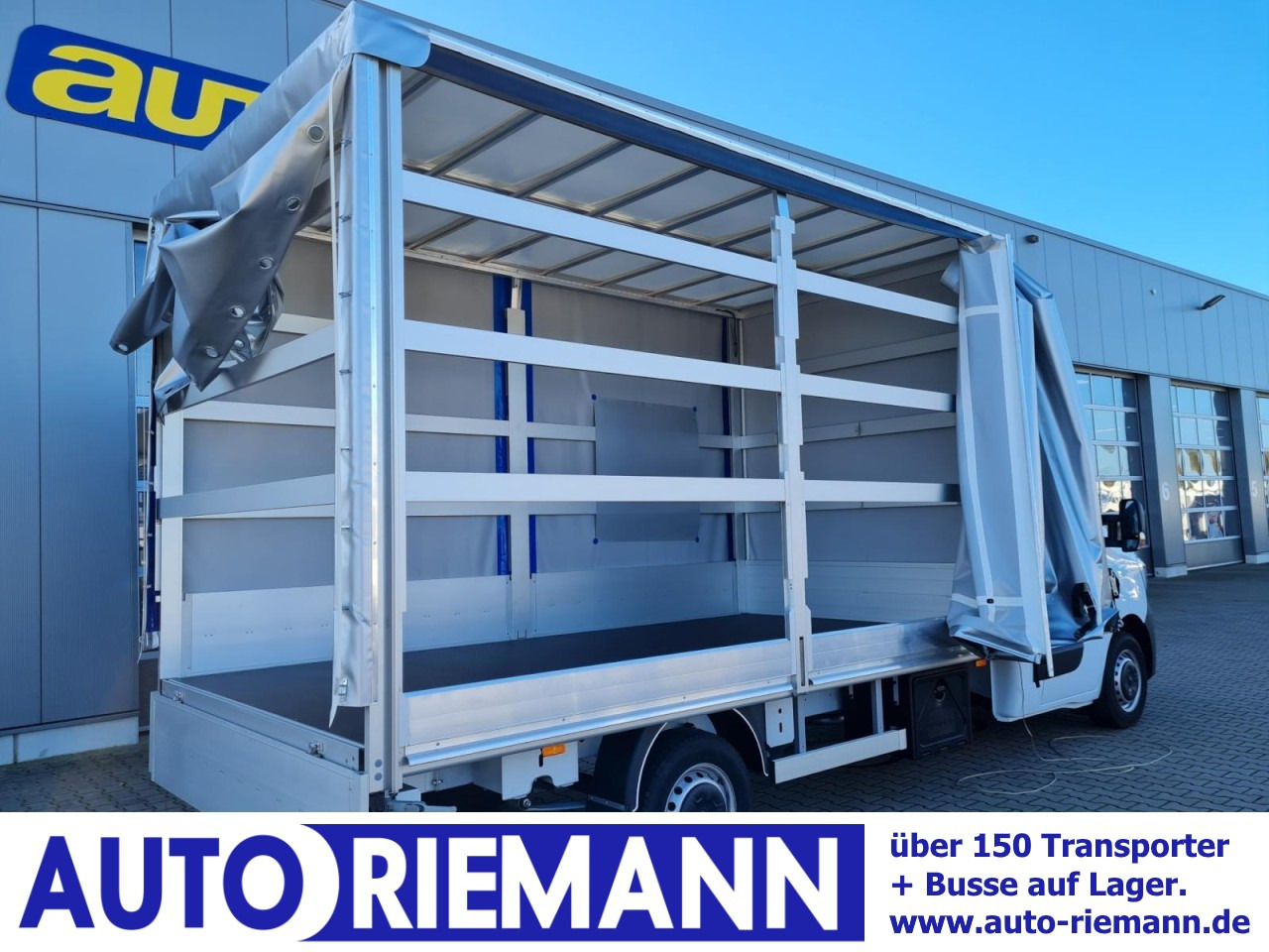 Renault Master 3,5t Pritsche Schiebe Plane ERGO KLIMA TEMPO - Furgoneta con lona: foto 1 Renault Master 3,5t Pritsche Schiebe Plane ERGO KLIMA TEMPO - Furgoneta con lona: foto 1