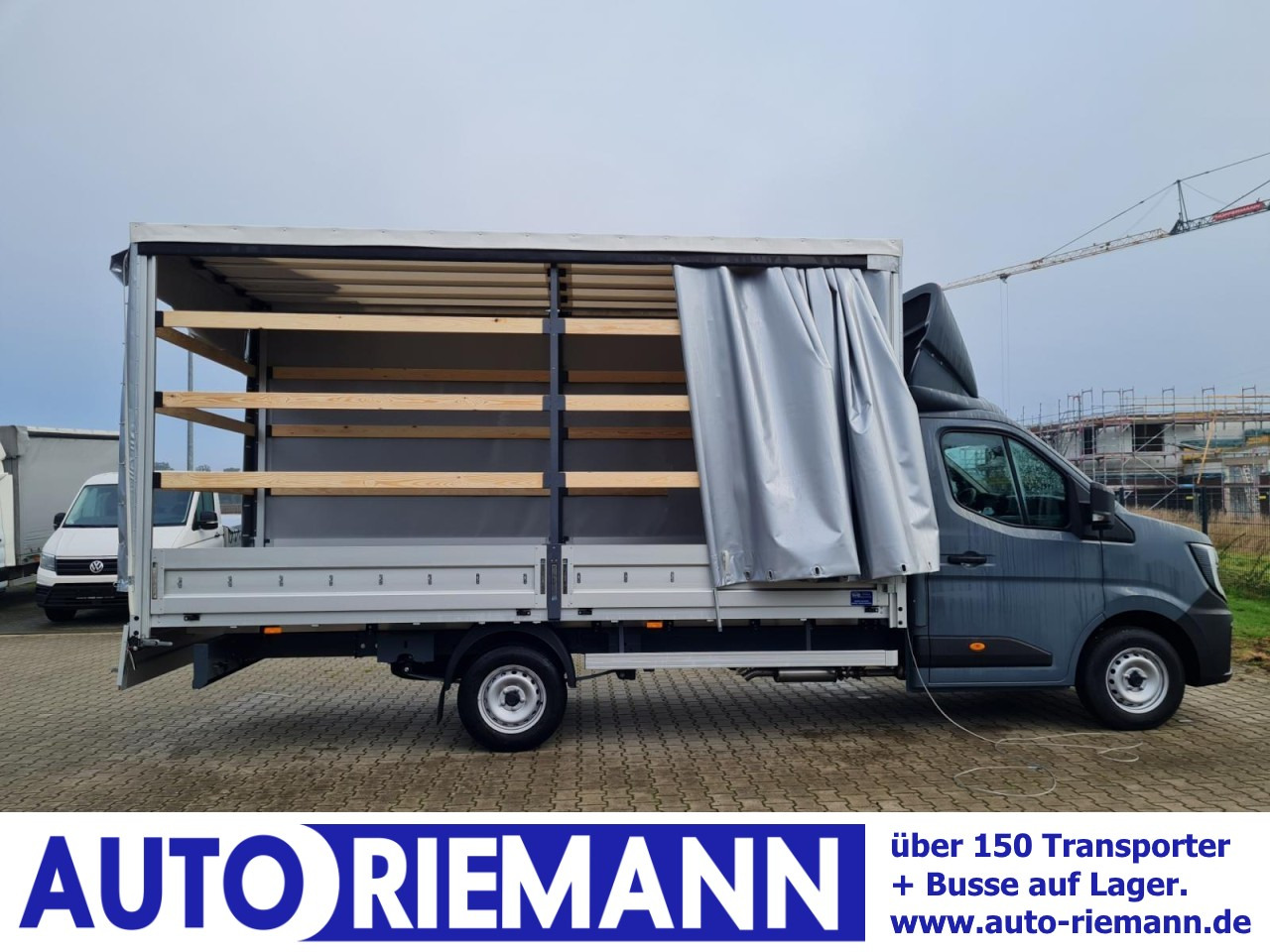 Renault Master Pritsche Schiebe Plane 10 Pal. LUFTFEDERUNG - Furgoneta con lona: foto 1 Renault Master Pritsche Schiebe Plane 10 Pal. LUFTFEDERUNG - Furgoneta con lona: foto 1