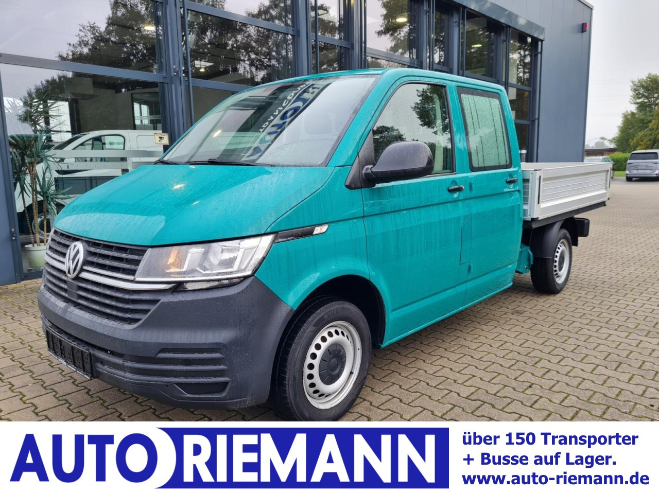 Volkswagen T6.1 Pritsche LR Doka 6-Sitze AHK KUNSTLEDER - Furgoneta caja abierta: foto 1 Volkswagen T6.1 Pritsche LR Doka 6-Sitze AHK KUNSTLEDER - Furgoneta caja abierta: foto 1