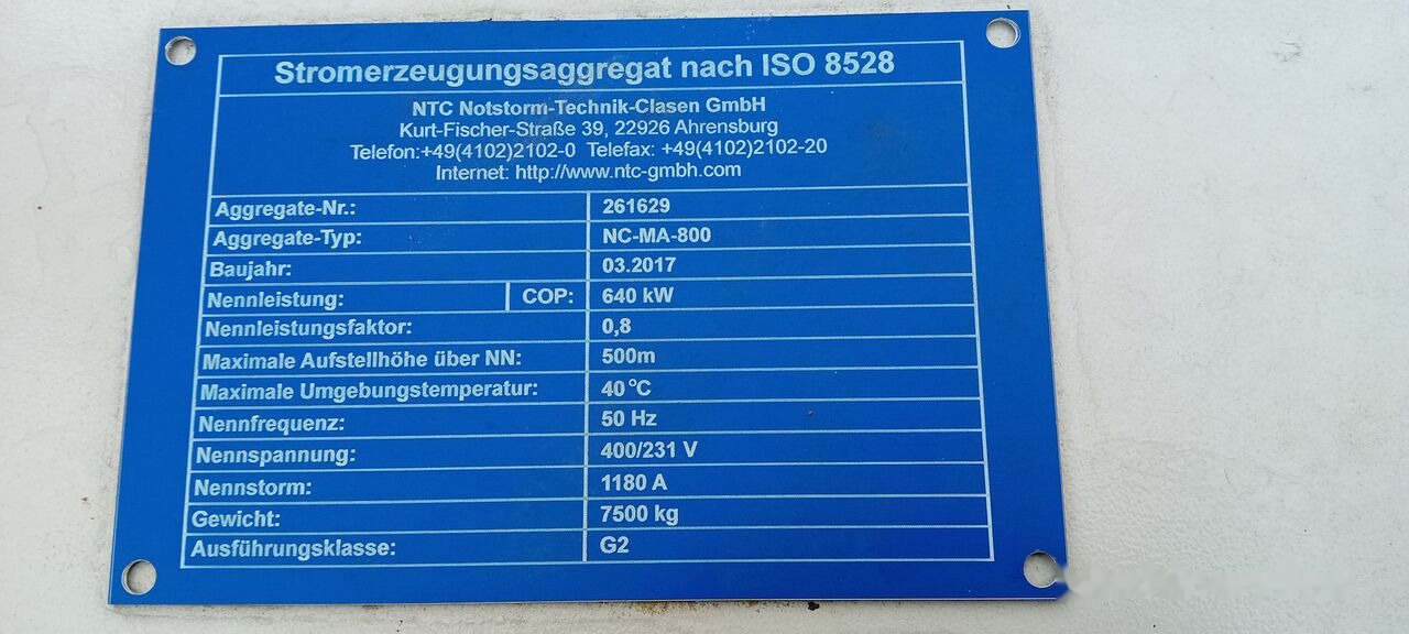 Generador industriale nuevo Cummins Cummins Generator Set Stamford 1300 KW 1600 KVA New Factory, Diesel Generator, 2014 Model, 2245 HP, 9000 kg, Low Hours, For Sale in Poland: foto 26