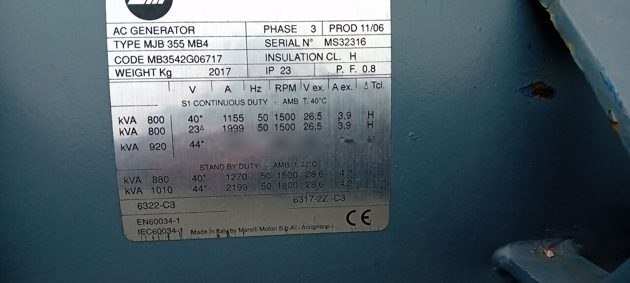 Generador industriale nuevo Cummins Cummins Generator Set Stamford 1300 KW 1600 KVA New Factory, Diesel Generator, 2014 Model, 2245 HP, 9000 kg, Low Hours, For Sale in Poland: foto 28