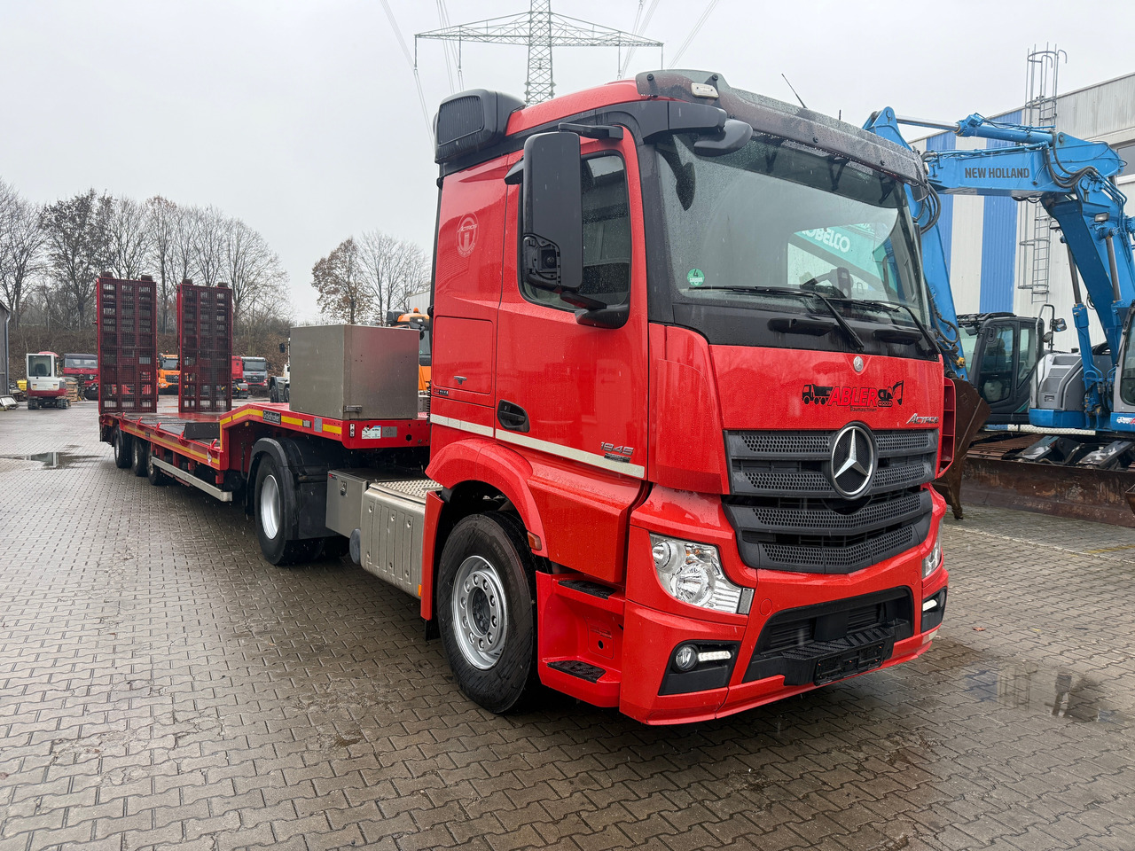 Mercedes-Benz 1845 Actros SZM mit Goldhofer Tieflader Auflieger - Cabeza tractora, Semirremolque góndola rebajadas: foto 3 Mercedes-Benz 1845 Actros SZM mit Goldhofer Tieflader Auflieger - Cabeza tractora, Semirremolque góndola rebajadas: foto 3