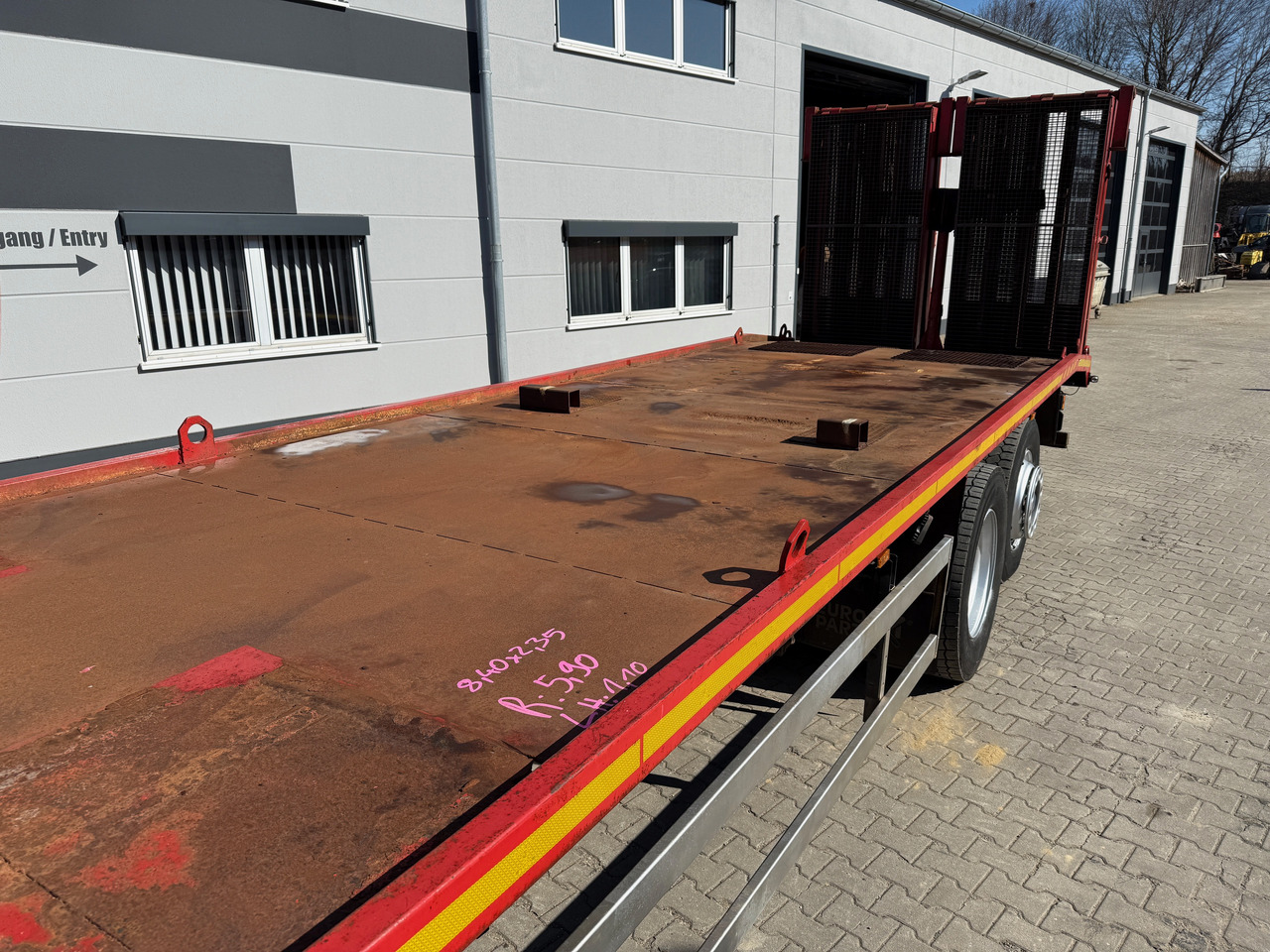 Camión Mercedes-Benz 2540 Actros MP1 Baumaschinentrnasporter: foto 14