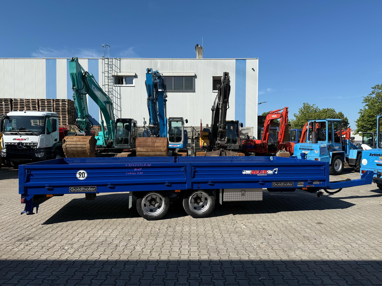 Goldhofer TTP2-7,7/80 Tieflader Tandem mit Rampen TOP - Remolque plataforma/ Caja abierta: foto 4 Goldhofer TTP2-7,7/80 Tieflader Tandem mit Rampen TOP - Remolque plataforma/ Caja abierta: foto 4