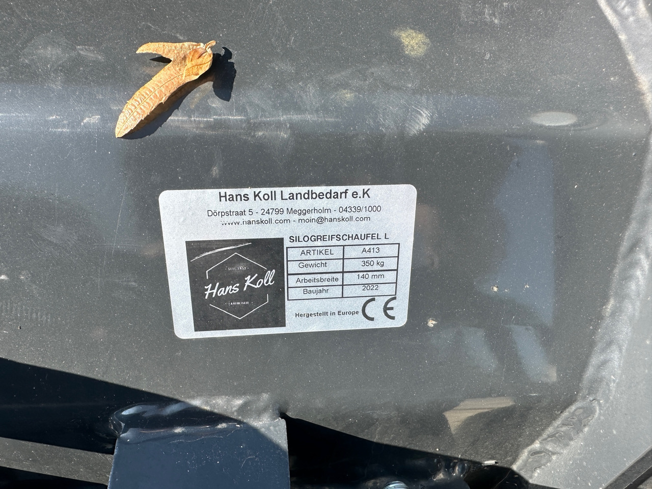 Pinza de manipulación Greiferschaufel mit Niederhalter 140 cm: foto 6 Pinza de manipulación Greiferschaufel mit Niederhalter 140 cm: foto 6