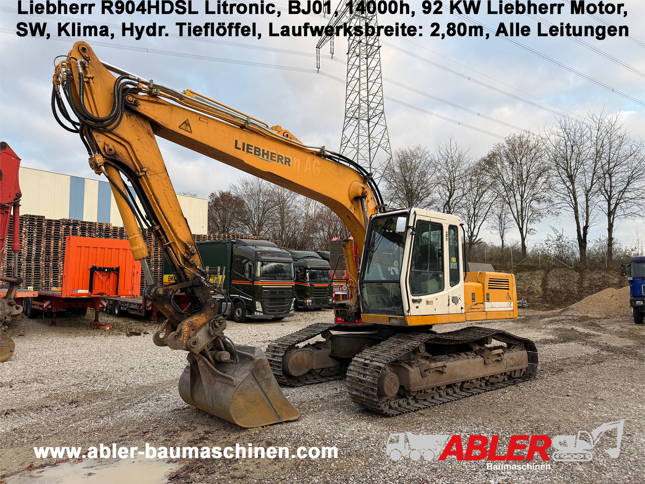 Liebherr R904 Kettenbagger Klima SW - Excavadora: foto 1 Liebherr R904 Kettenbagger Klima SW - Excavadora: foto 1