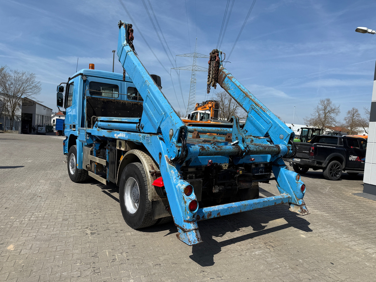 Camión portacontenedor de cadenas Mercedes-Benz 1841 Actros MP2 Absetzkipper 4x4 Allrad Klima: foto 5