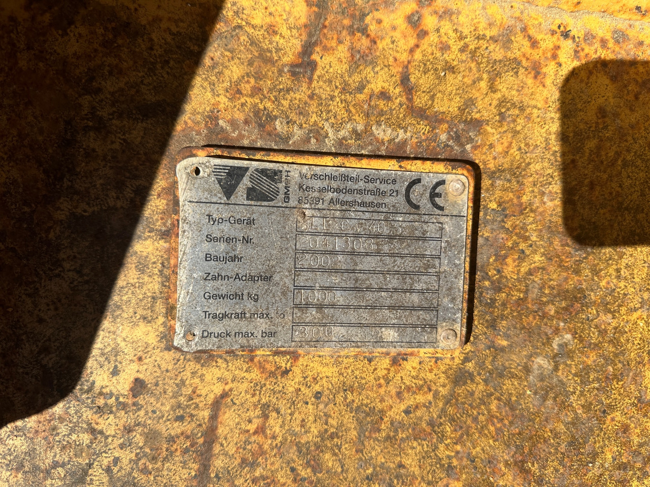 Verachtert CW 40S Schwenkbarer Tieflöffel 175 cm - Cazo para excavadora para Maquinaria de construcción: foto 5 Verachtert CW 40S Schwenkbarer Tieflöffel 175 cm - Cazo para excavadora para Maquinaria de construcción: foto 5