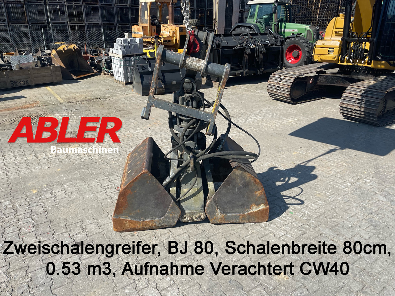 Zweischalengreifer 80cm 0,53m3 - Cuchara de mordazas: foto 1 Zweischalengreifer 80cm 0,53m3 - Cuchara de mordazas: foto 1