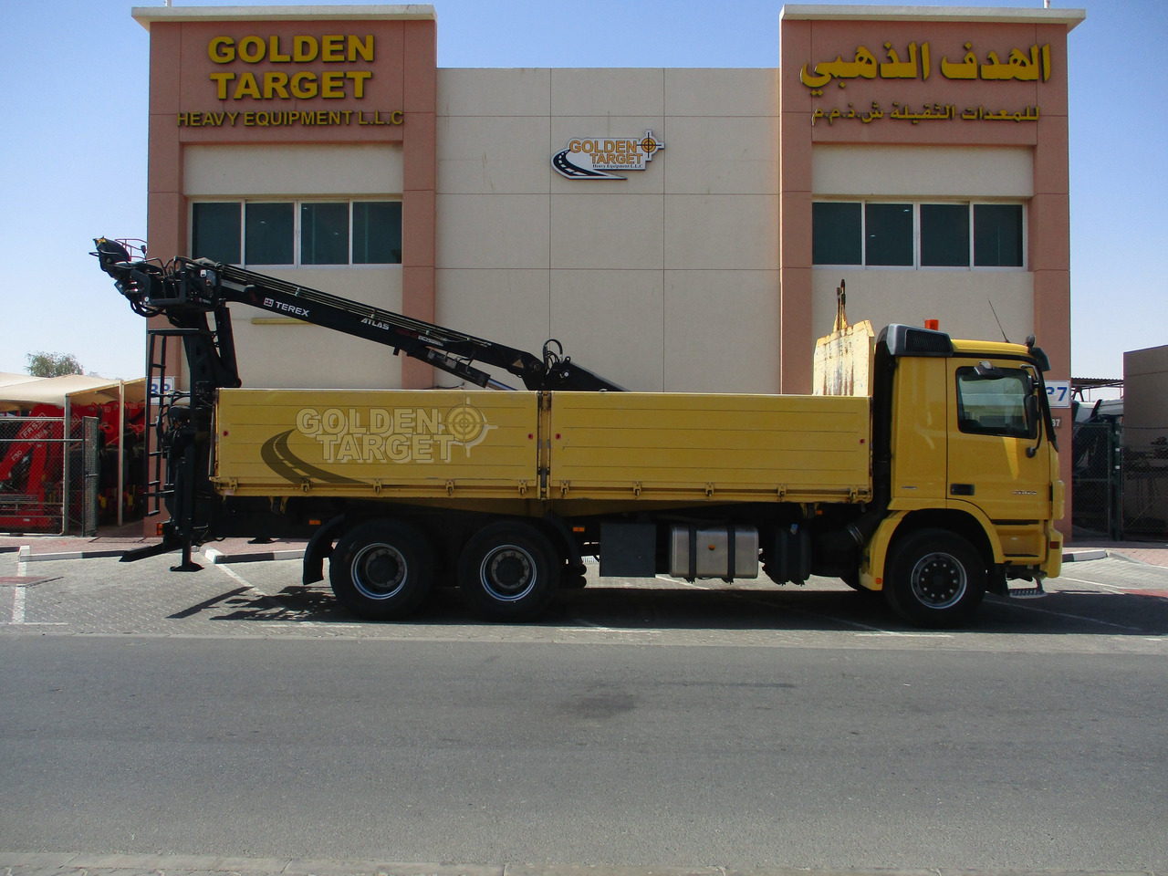 MERCEDES-BENZ ACTROS 2644 6×4 with ATLAS 165.2 Block Crane - Camión grúa: foto 5 MERCEDES-BENZ ACTROS 2644 6×4 with ATLAS 165.2 Block Crane - Camión grúa: foto 5