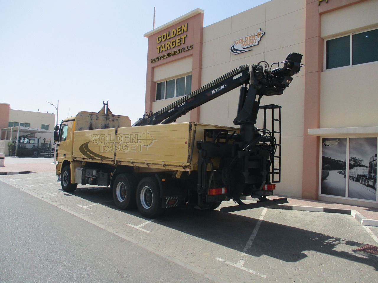 MERCEDES-BENZ ACTROS 2644 6×4 with ATLAS 165.2 Block Crane - Camión grúa: foto 4 MERCEDES-BENZ ACTROS 2644 6×4 with ATLAS 165.2 Block Crane - Camión grúa: foto 4