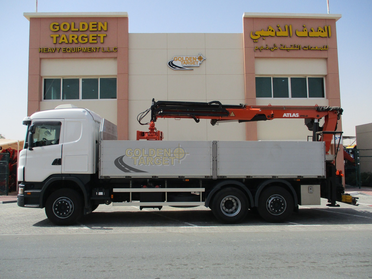 Camión grúa SCANIA G480 6x2 with ATLAS 210.2 Block Crane: foto 6