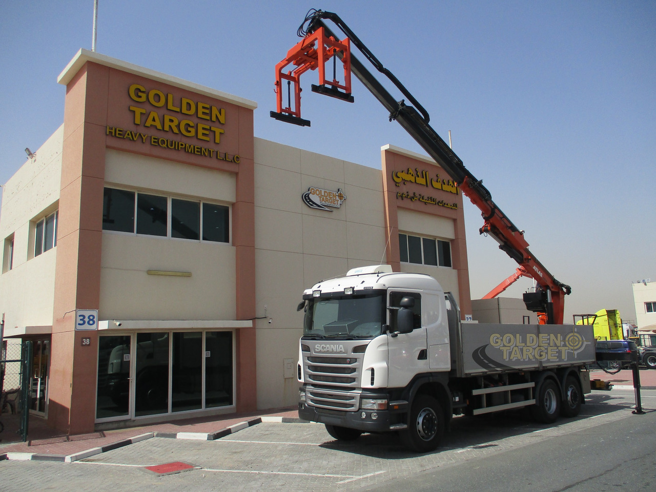 Camión grúa SCANIA G480 6x2 with ATLAS 210.2 Block Crane: foto 8
