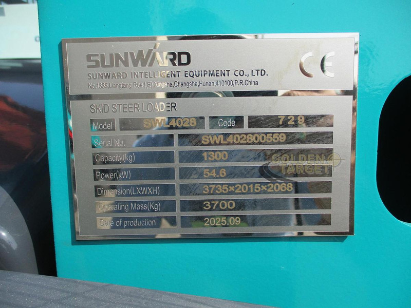 Cargadora nuevo Sunward SWL4028 Skid Steer Loader: foto 13 Cargadora nuevo Sunward SWL4028 Skid Steer Loader: foto 13