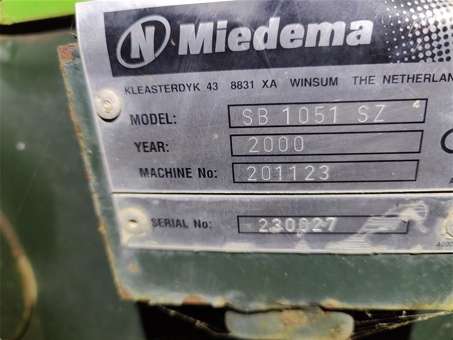 Miedema
SB 1051 - Maquinaria para patatas: foto 5 Miedema
SB 1051 - Maquinaria para patatas: foto 5