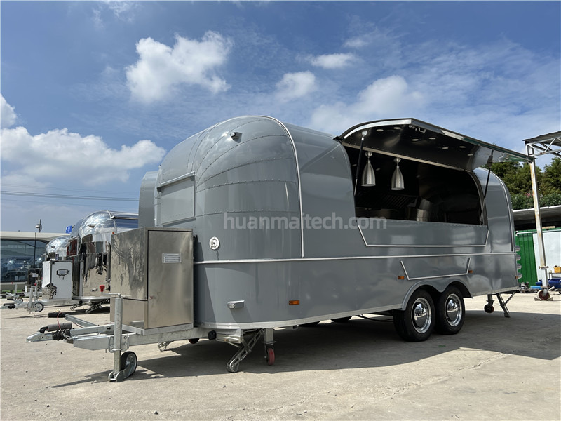 Burger Food Truck Grey Airstream Food Trailer=,Coffee Trailer - Remolque venta ambulante: foto 4 Burger Food Truck Grey Airstream Food Trailer=,Coffee Trailer - Remolque venta ambulante: foto 4