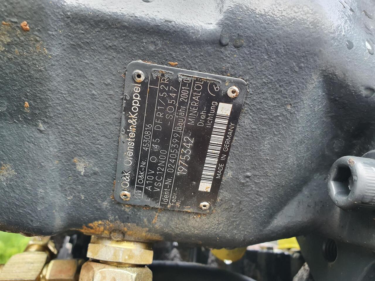 Bomba hidráulica para Cargadora de ruedas O&K L 25.5: foto 6 Bomba hidráulica para Cargadora de ruedas O&K L 25.5: foto 6