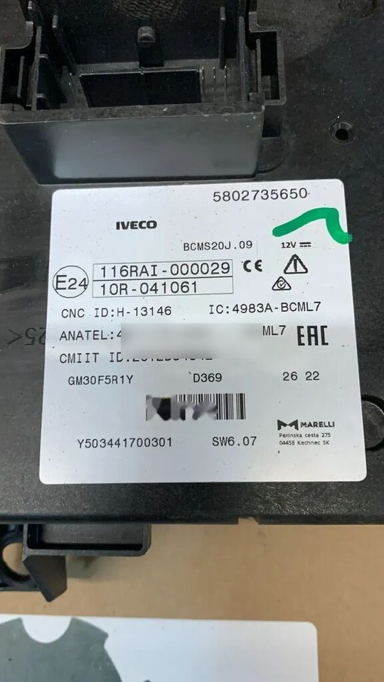 Iveco Daily Body Komputer 5802735650 - Unidad de control para Camión: foto 2 Iveco Daily Body Komputer 5802735650 - Unidad de control para Camión: foto 2
