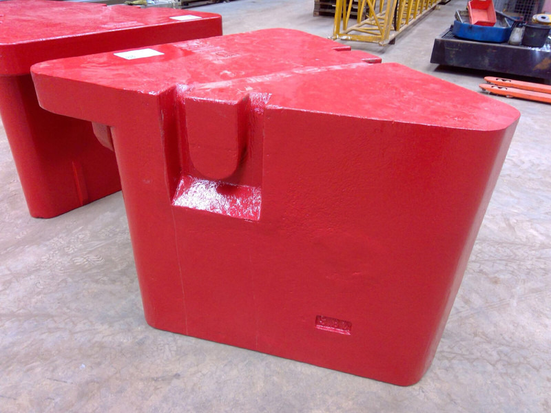 Grove GMK 5130-1/2 counterweight 5,8 ton - Contrapeso para Maquinaria de construcción: foto 3 Grove GMK 5130-1/2 counterweight 5,8 ton - Contrapeso para Maquinaria de construcción: foto 3