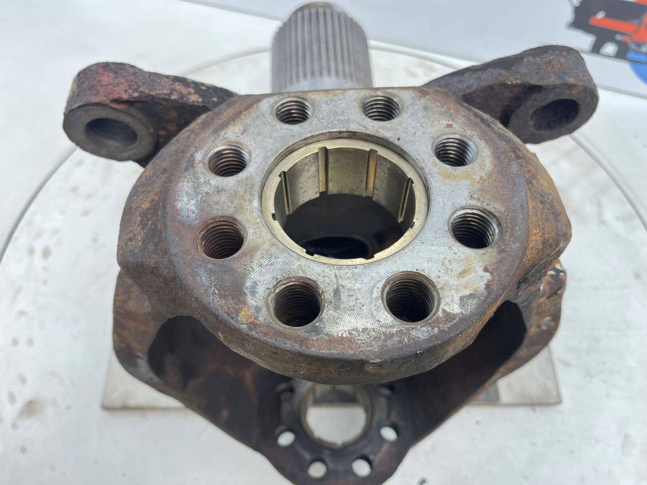 Mangueta para Autogrúa Krupp 70 GMT Steering knuckle axle 2: foto 7