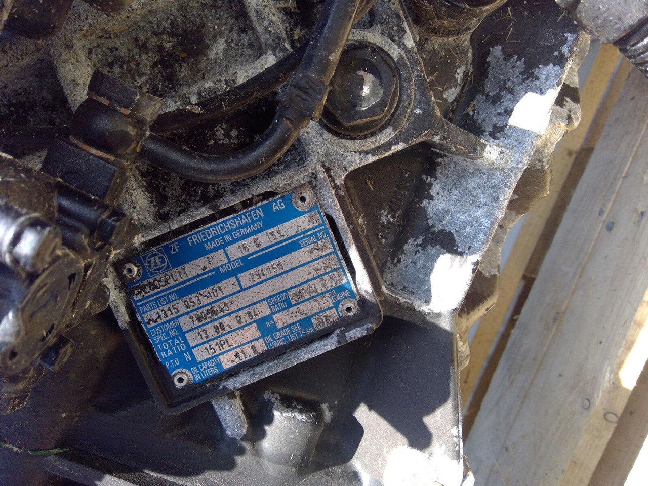 ZF ATF 60-4 gearbox ZF ECOSPLIT 16 S 151 - Caja de cambios para Autogrúa: foto 5 ZF ATF 60-4 gearbox ZF ECOSPLIT 16 S 151 - Caja de cambios para Autogrúa: foto 5