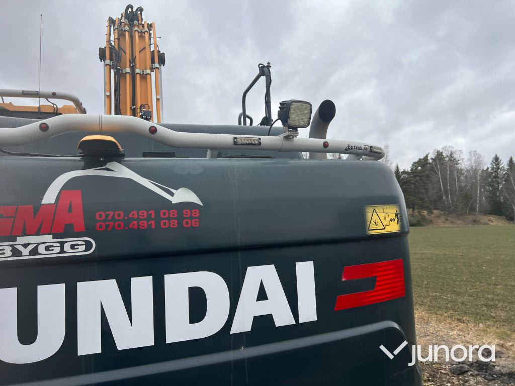 Excavadora de cadenas Bandgrävare Hyundai HX220 L: foto 27