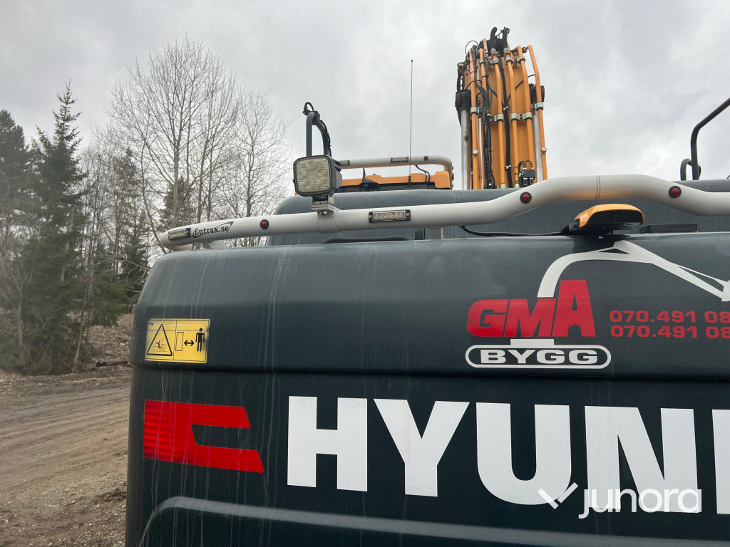 Excavadora de cadenas Bandgrävare Hyundai HX220 L: foto 17