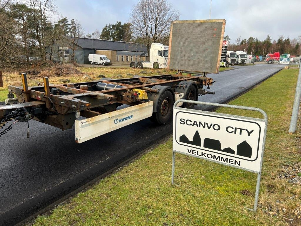 Krone ZZW 18 EL containerlåse - zepro lift - Remolque portacontenedore/ Intercambiable: foto 1 Krone ZZW 18 EL containerlåse - zepro lift - Remolque portacontenedore/ Intercambiable: foto 1