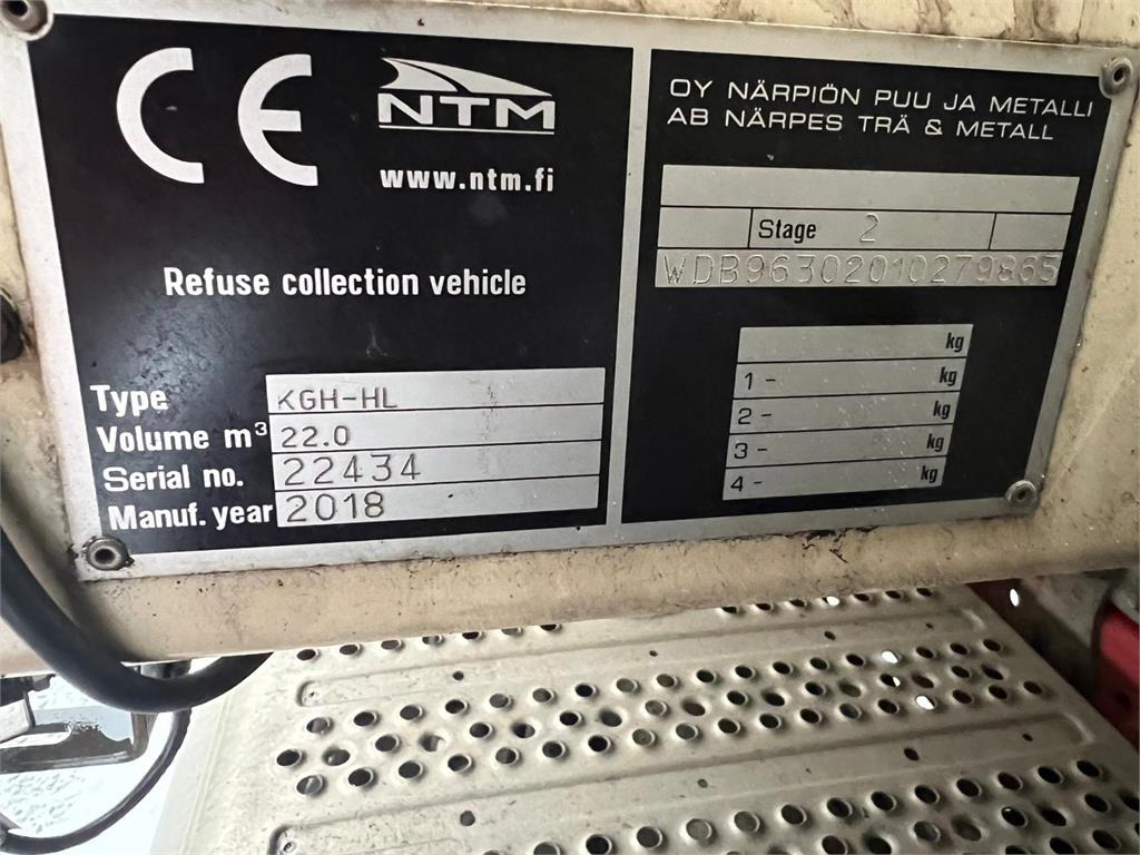 Mercedes-Benz Antos 2530 - NTM - Camión de basura: foto 1 Mercedes-Benz Antos 2530 - NTM - Camión de basura: foto 1