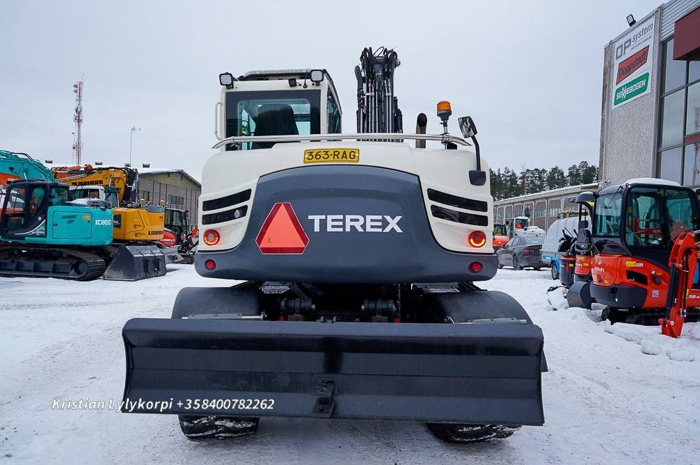Excavadora de ruedas Terex TW110 PYÖRITTÄJÄLLÄ: foto 8