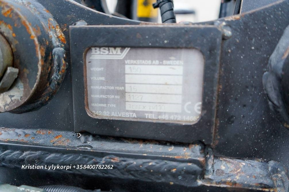 Excavadora de ruedas Terex TW110 PYÖRITTÄJÄLLÄ: foto 13
