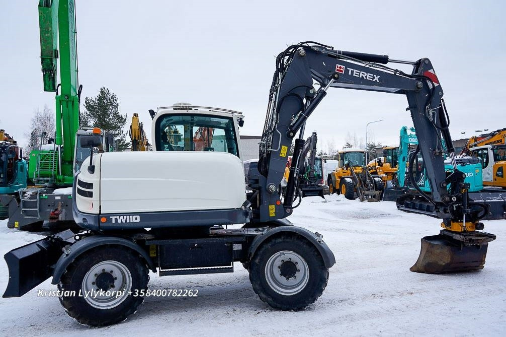 Excavadora de ruedas Terex TW110 PYÖRITTÄJÄLLÄ: foto 6
