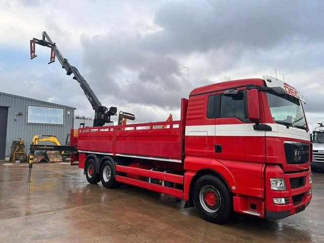 MAN TGX 26-360. 6x2. Kran HIAB 166. - Camión caja abierta, Camión grúa: foto 1 MAN TGX 26-360. 6x2. Kran HIAB 166. - Camión caja abierta, Camión grúa: foto 1
