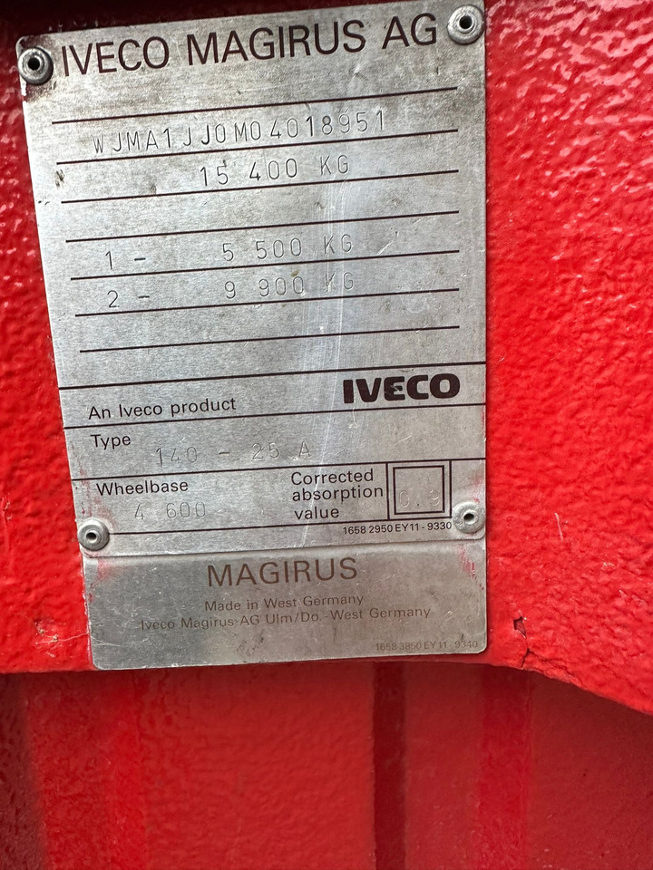 Leasing de IVECO MAGIRUS 140-25A IVECO MAGIRUS 140-25A: foto 7 Leasing de IVECO MAGIRUS 140-25A IVECO MAGIRUS 140-25A: foto 7