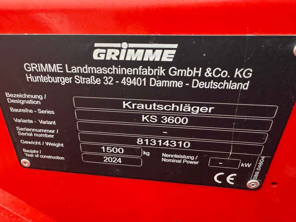 Grimme KS 3600 - Cosechadora: foto 2 Grimme KS 3600 - Cosechadora: foto 2